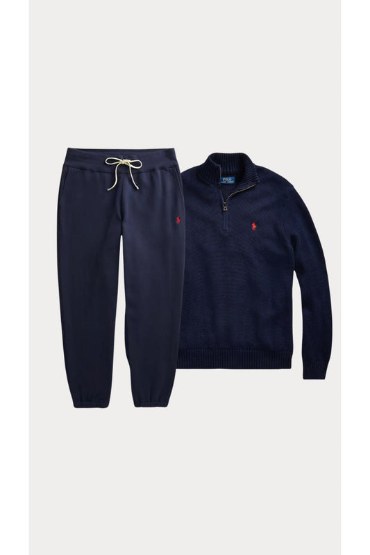 Nuciance - Marine Blue Quarter Zip Set